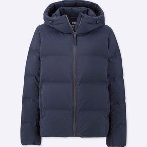 Down puffer parka Uniqlo seamless jacket